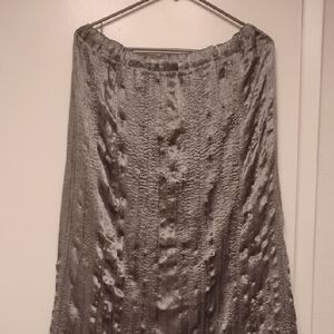 Elegant Gray Textured Skirt